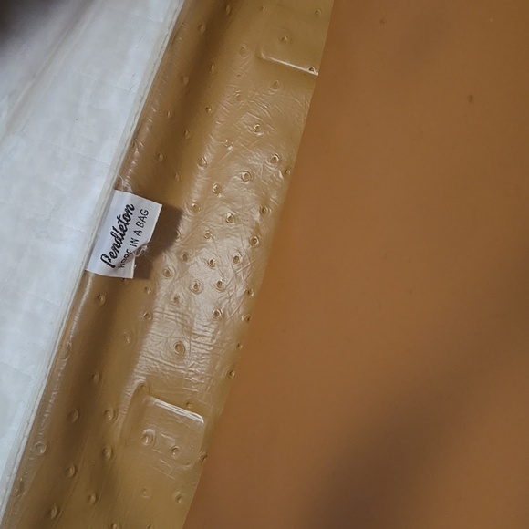 Pendleton Wool Tartan Stadium Blanket Vintage 1960s NWT Ralph Lauren Christmas - Picture 7 of 10